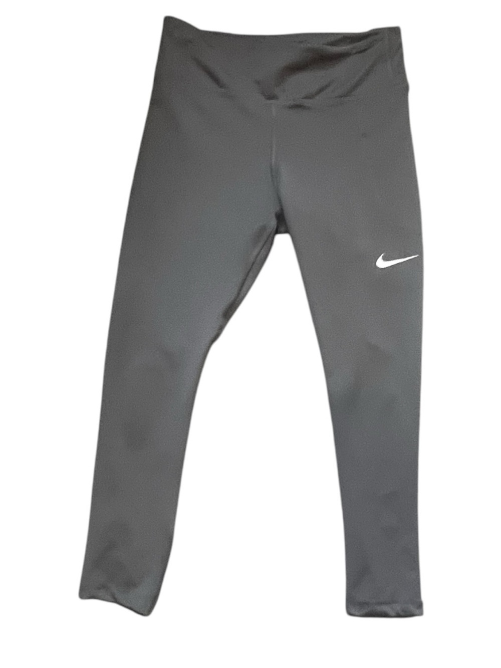 Nike Mesh Detail Drawstring Athletic Leggings with White Swoosh S Like New!